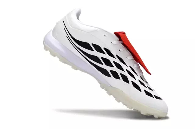 Chuteira Adidas Predator Tongue 26 Society - Branco/Vermelho