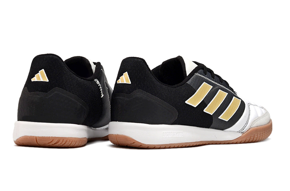 Chuteira Adidas Top Sala Futsal - Branco/Preto/Marrom