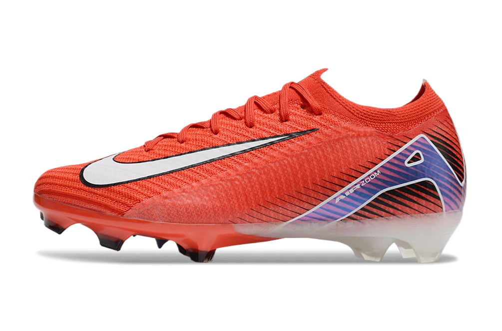 Chuteira Nike Air Zoom Mercurial Vapor 16 Elite FG - Laranja/Branco