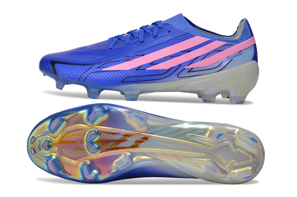 Chuteira Adidas F50 Hyperfast Eltie FG - Azul