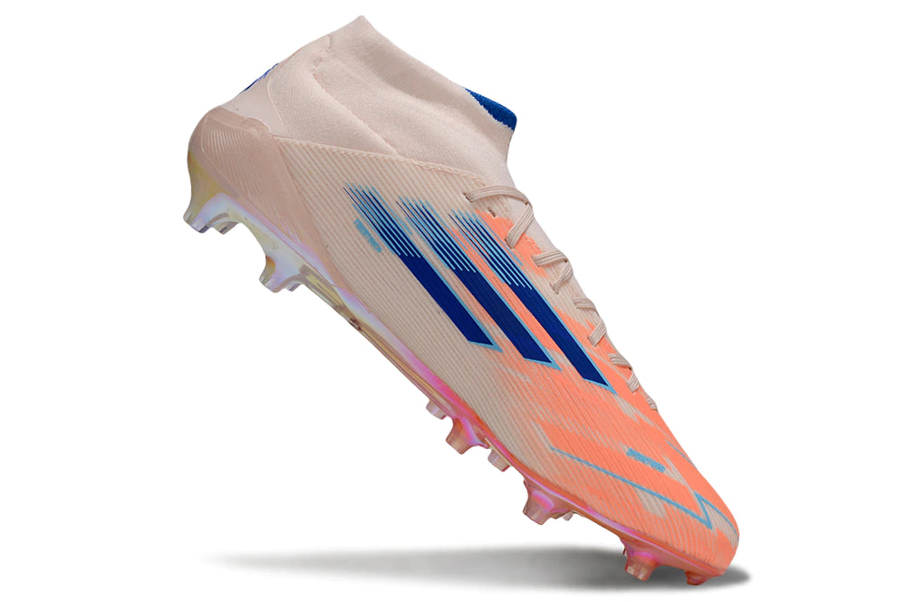 Chuteira Adidas F50 Elite Mid Campo - Rosa/Laranja