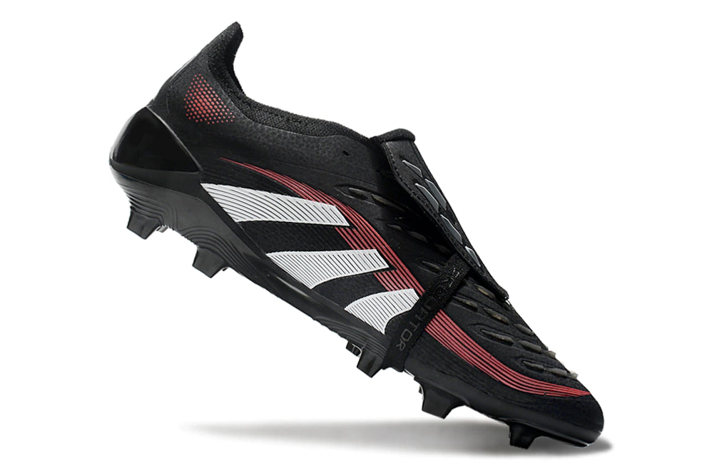 Chuteira Adidas Predator Elite Tongue 25 Campo FG - Preto/Branco