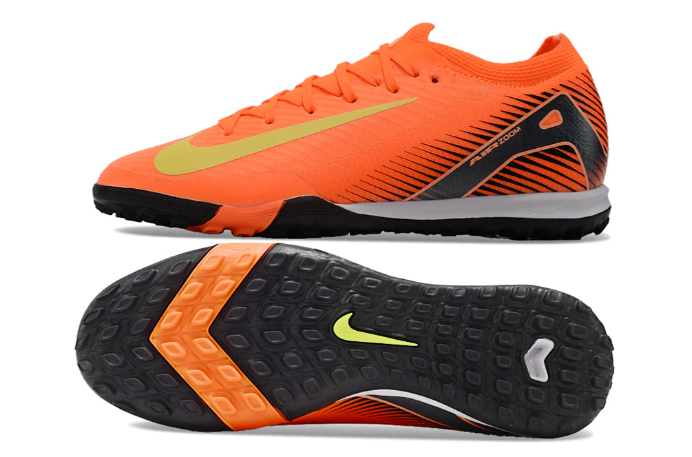 Chuteira Nike Mercurial Vapor 16 Elite Society - Laranja/Amarelo