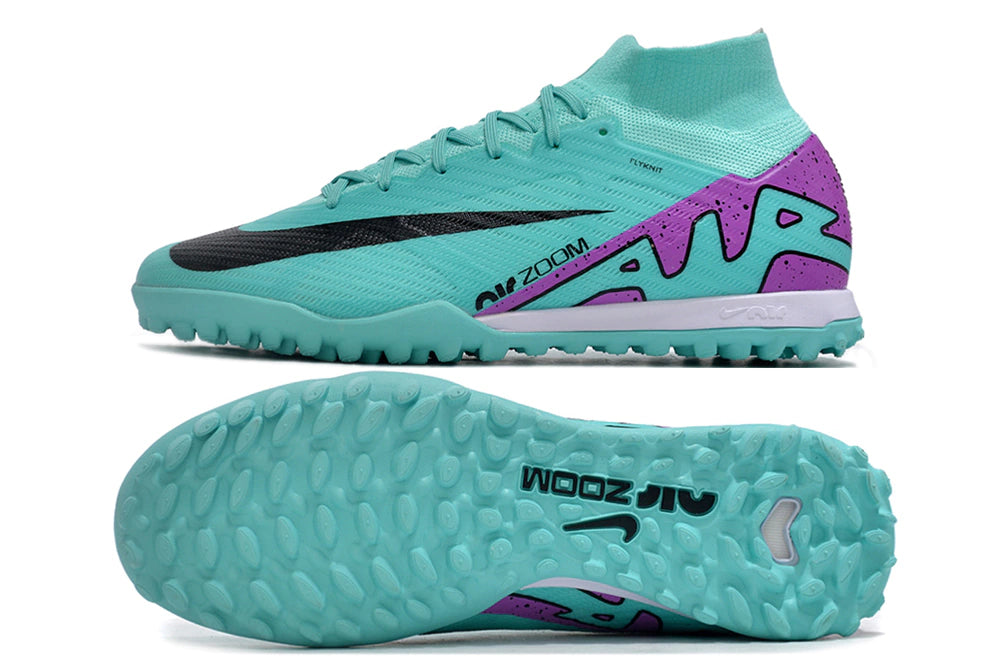 Chuteira Nike Mercurial Superfly 9 Elite Society - Azul/Roxo
