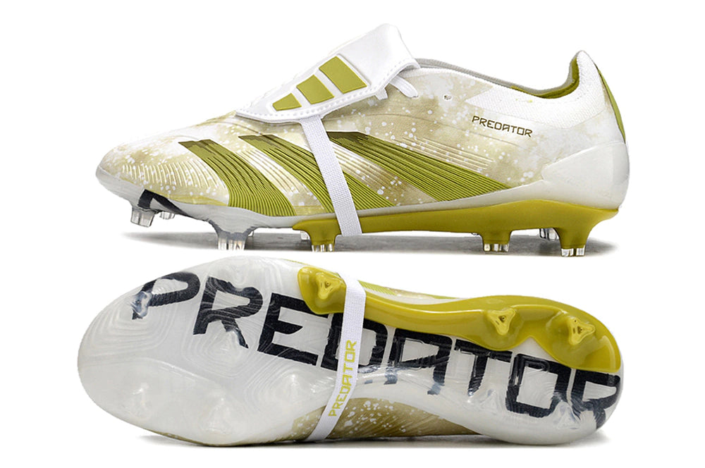 Chuteira Adidas Predstrike Elite Campo - Branco/Verde