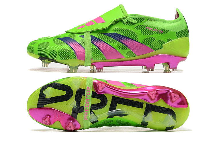 Chuteira Adidas Predstrike Elite Campo - Verde/Rosa