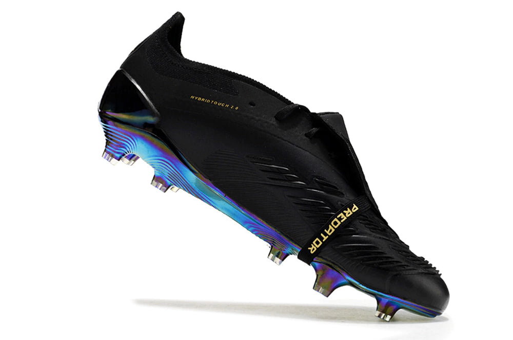 Chuteira Adidas Predstrike Elite Campo - Preto/Dourado