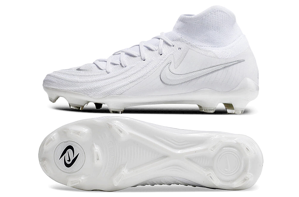 Chuteira Nike Campo Phantom Luna Elite Campo FG - All White