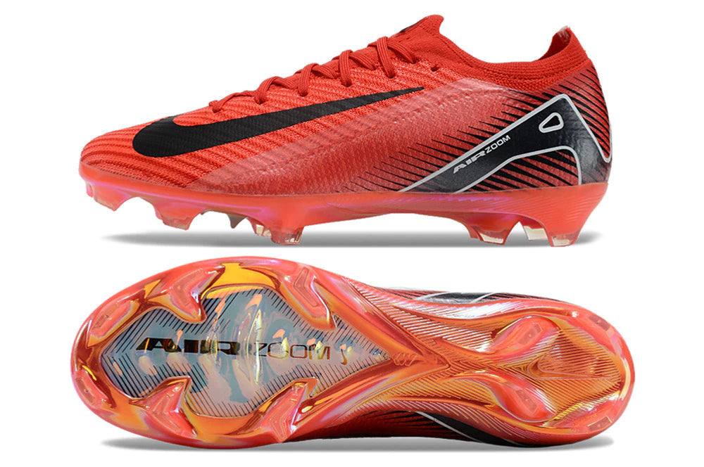 Chuteira Nike Air Zoom Mercurial Vapor 16 Elite FG - Vermelho/Preto
