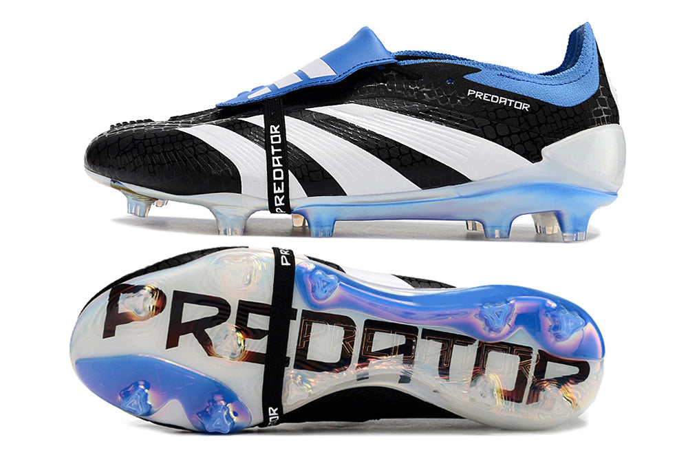 Chuteira Adidas Predator Elite Campo FG - Preto/Azul