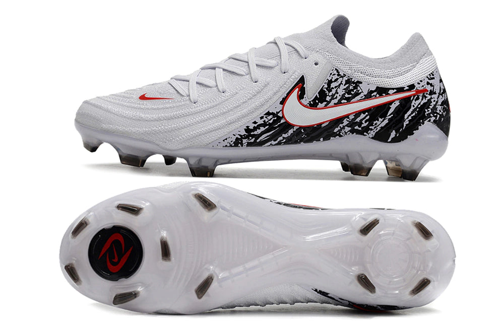 Chuteira Nike Campo Phantom GX2 Elite Campo FG - Branco/Preto