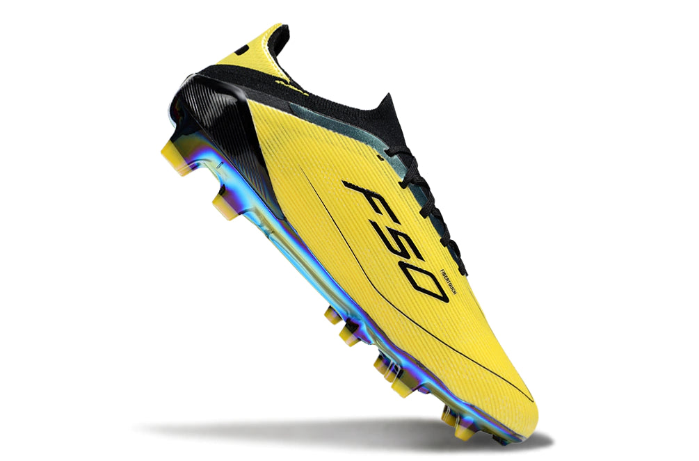 Chuteira Adidas F50 X Campo - Amarelo/ Preto