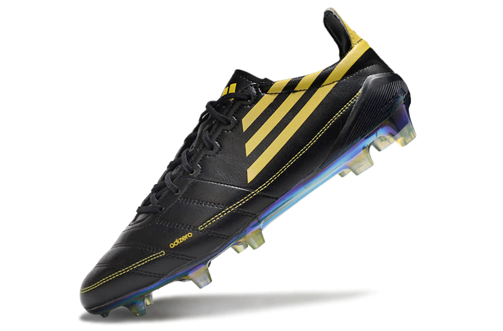 Chuteira Adidas F50 X Campo - Preto/Dourado