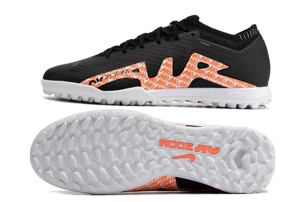 Chuteira Nike Mercurial Vapor Air Zoom 15 Elite Society - Preto/Laranja