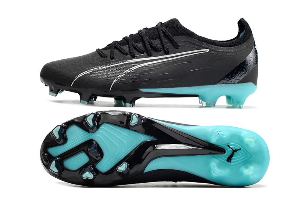 Chuteira Puma Ultra Ultimate Campo FG - Preto/Azul