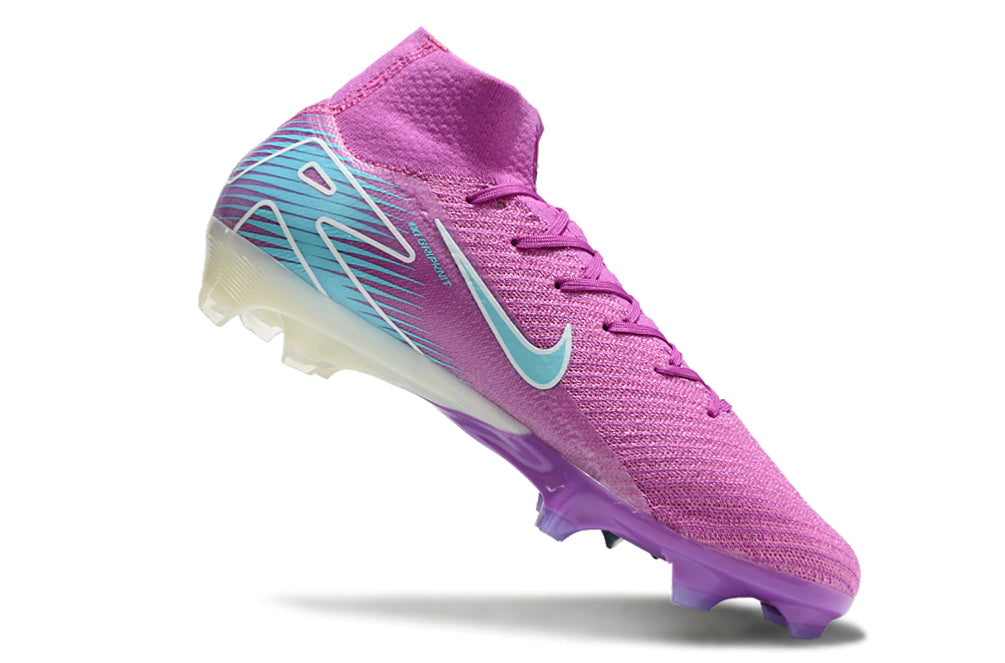 Chuteira Nike Air Zoom Mercurial Superfly 10 Elite - Rosa/Azul
