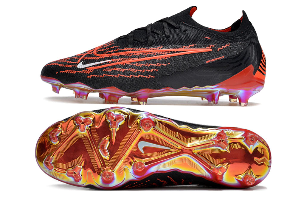 Chuteira Nike Campo Phantom GX Elite FG - Preto/Vermelho