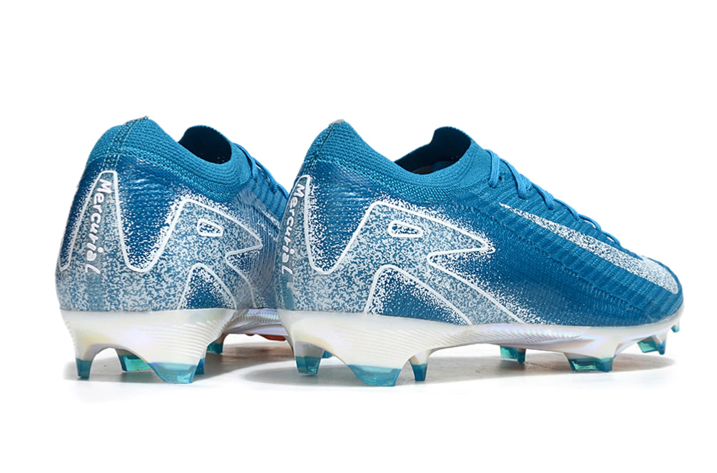 Chuteira Nike Air Zoom Mercurial Vapor 16 Elite FG - Azul Marinho/Branco