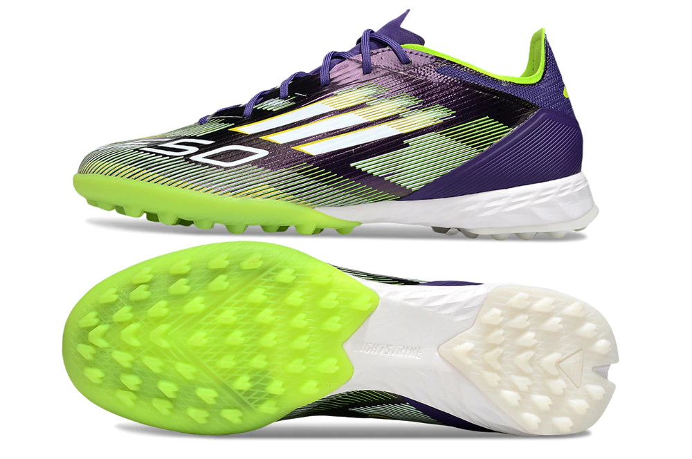 Chuteira Adidas X F50 Pro Society - Roxo/Verde