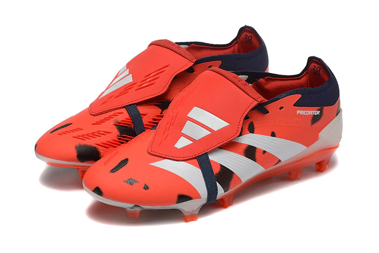 Chuteira Adidas Predstrike Elite Campo - Vermelho/Preto/Branco