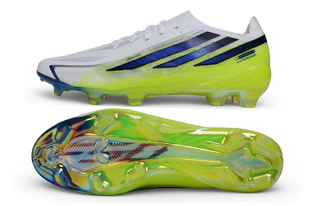Chuteira Adidas F50 Hyperfast Eltie FG - Verde/Branco