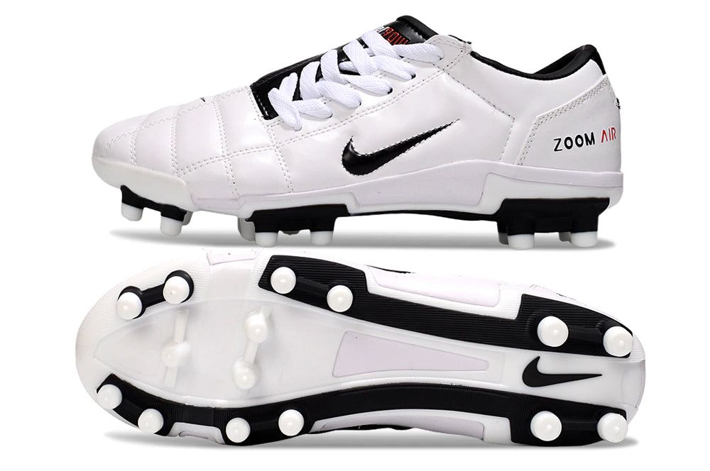 Chuteira Nike Total 90 Campo - Branco/Preto