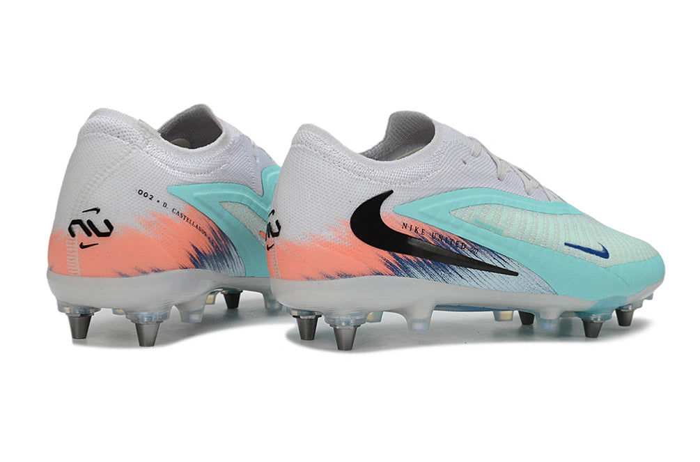 Chuteira Nike Phantom 6 Elite SG - Branco/Azul