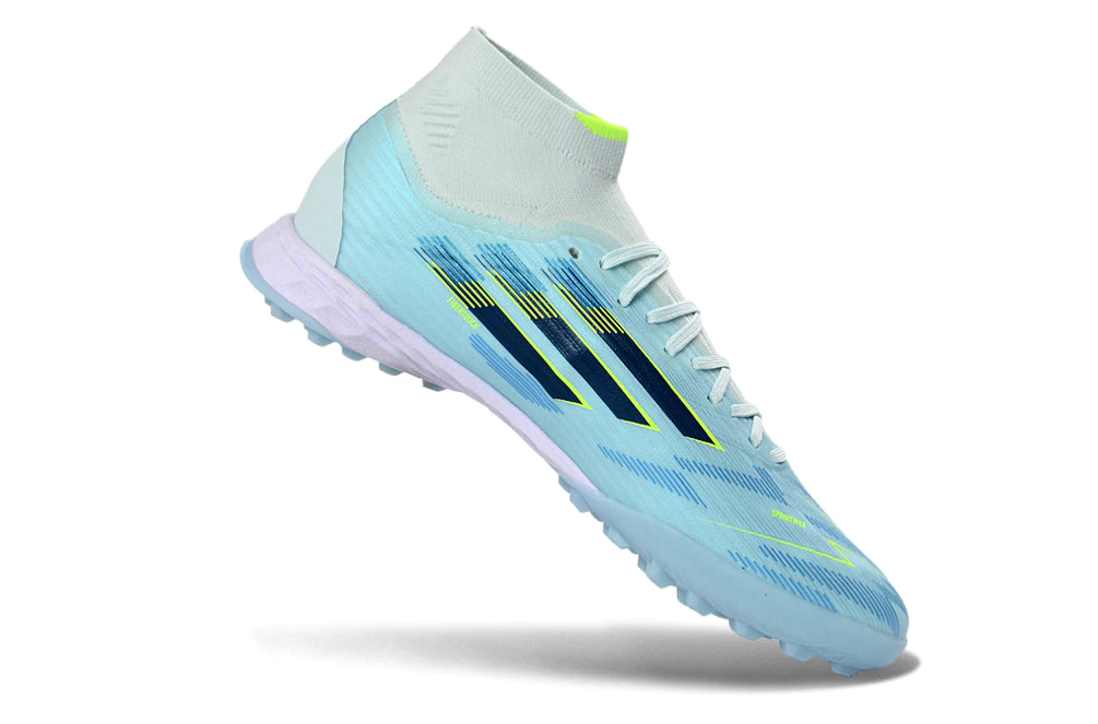 Chuteira Adidas F50 League Botinha Society - Azul