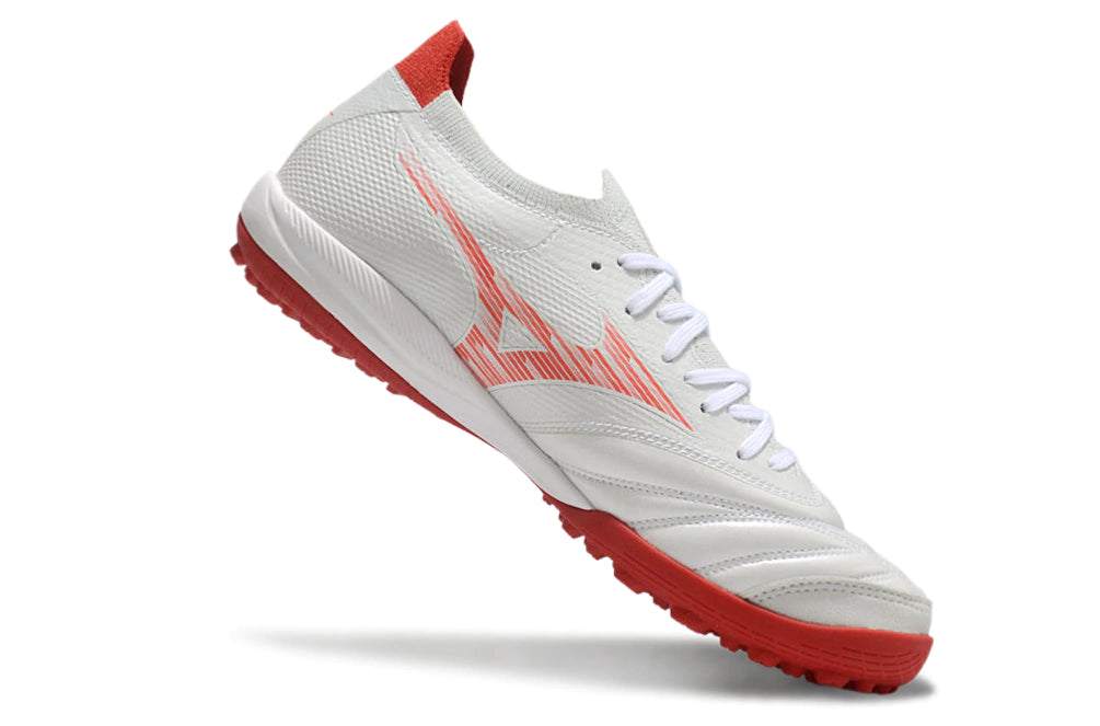 Chuteira Miuzno Morelia Neo Sala β Society - Branco/Vermelho