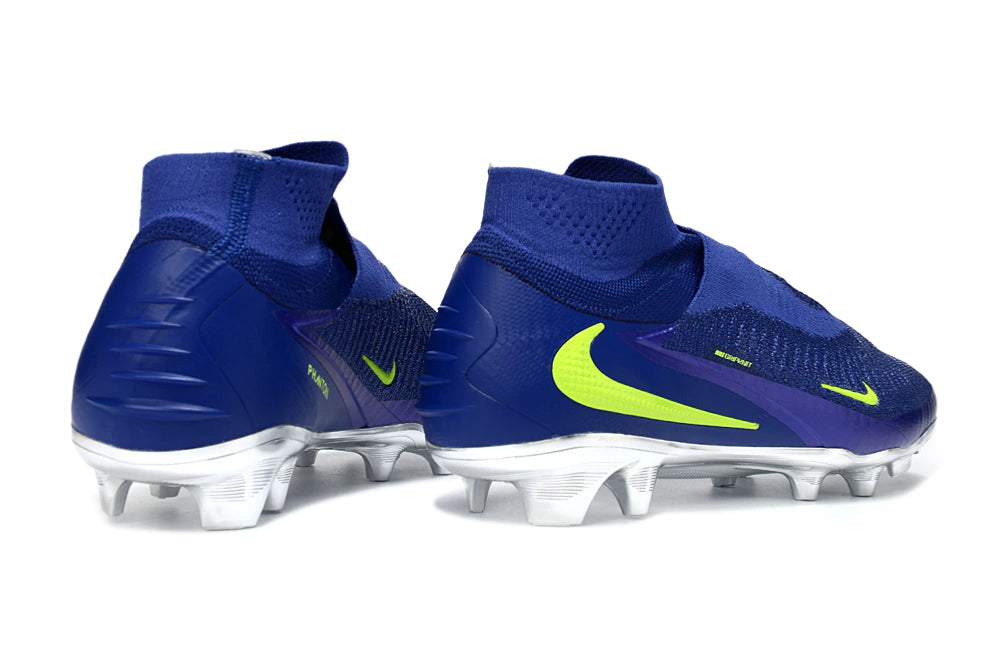 Chuteira Nike Phantom 6 Elite Botinha Campo - Azul