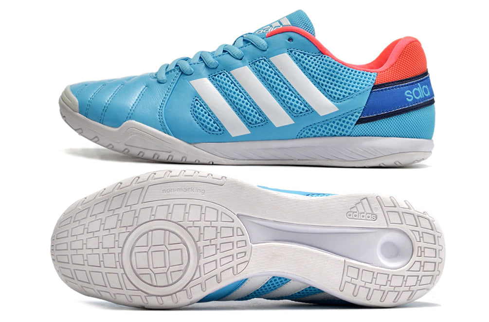 Chuteira Adidas Top Sala Futsal - Azul/Branco