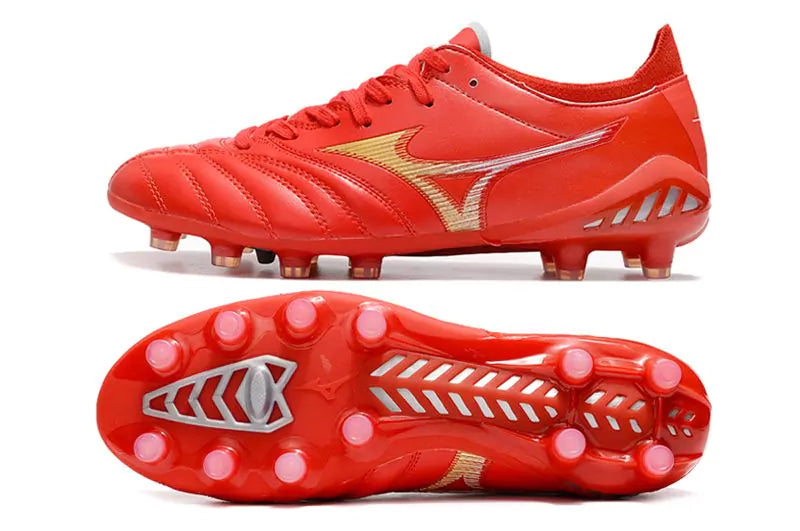 Chuteira Mizuno Morelia Neo 3 Campo FG - Vermelho