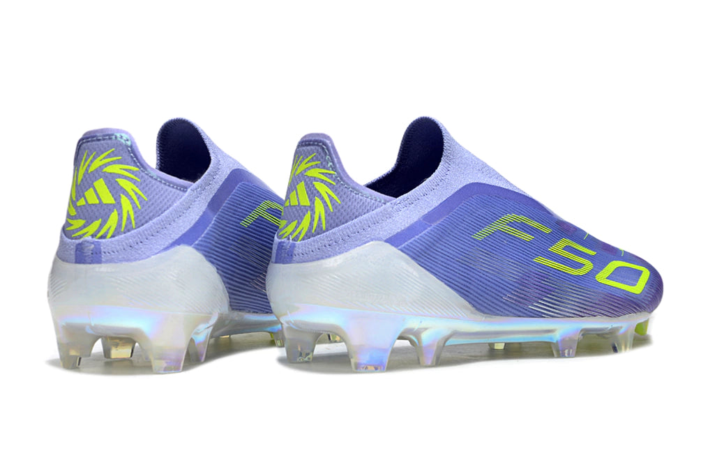 Chuteira Adidas F50 X Laceless Campo - Roxo/Branco