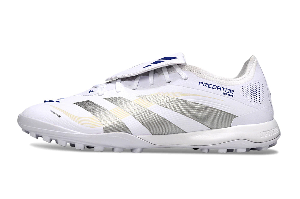 Chuteira Adidas Predator Tongue Elite 25 Society "Polar Victory"