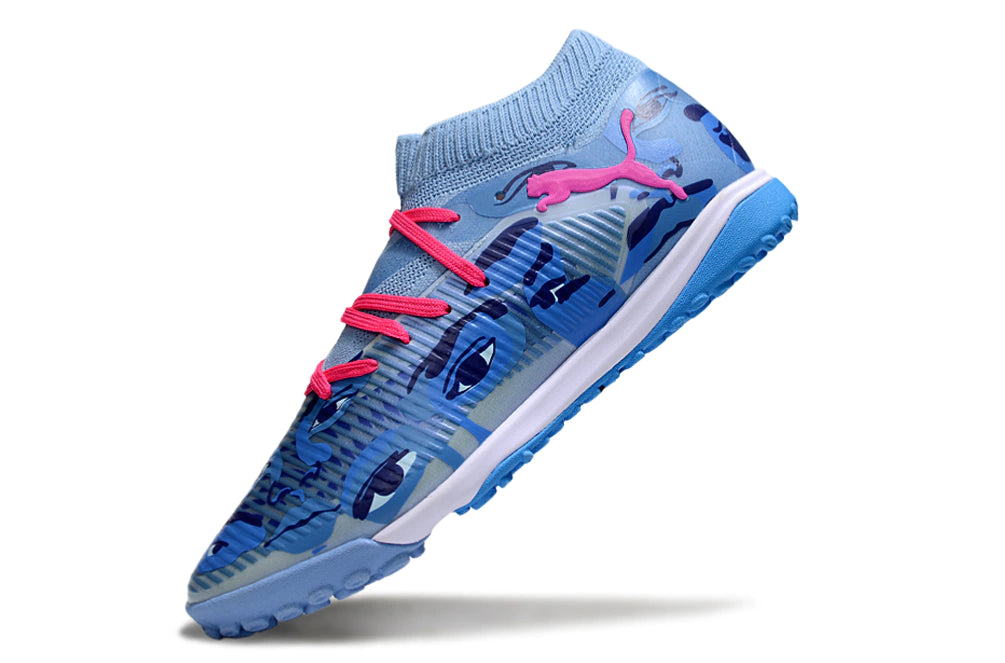 Chuteira Puma Future 8 Match Society - Azul