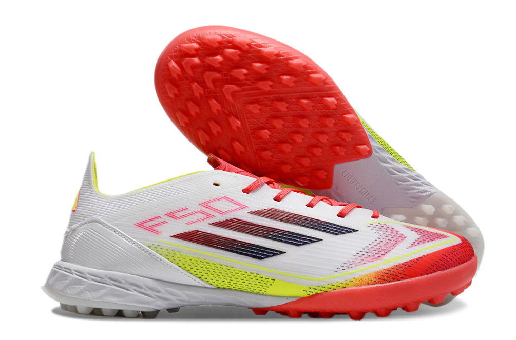 Chuteira Adidas X F50 Pro Society - Branco/Vermelho/Preto