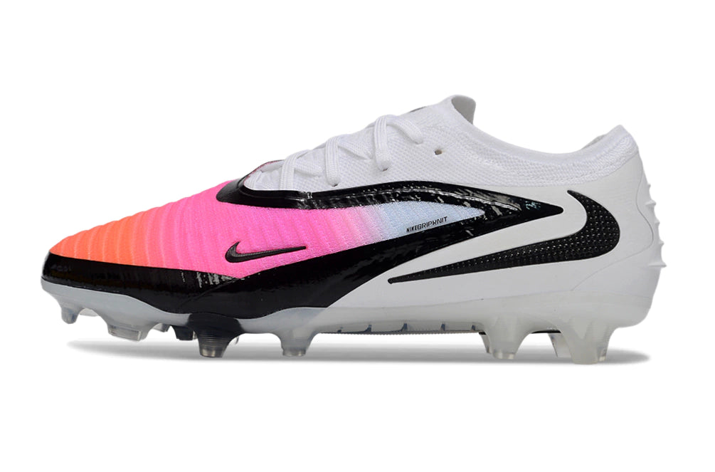 Chuteira Campo NIKE Phantom 6 Elite FG - Branco/Rosa