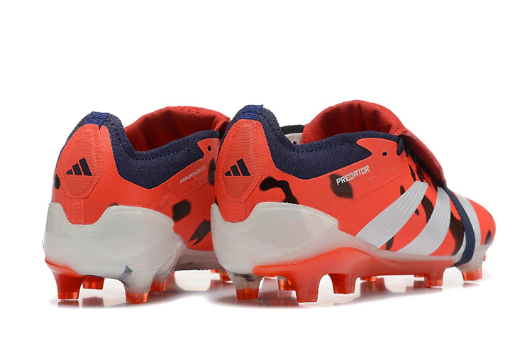 Chuteira Adidas Predstrike Elite Campo - Vermelho/Preto/Branco