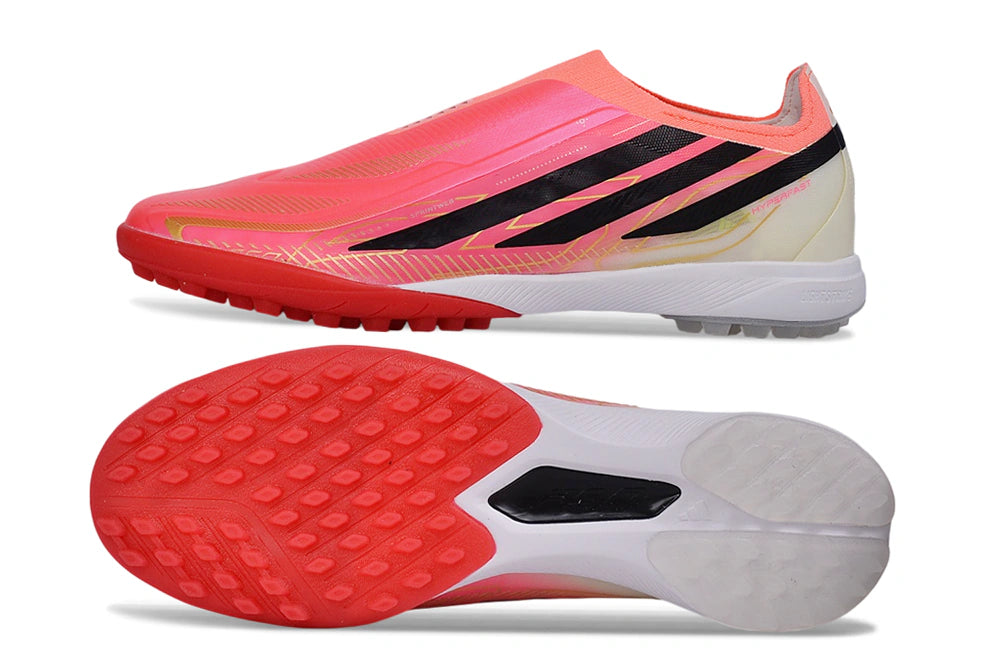 Chuteira Adidas F50 Hyperfast Laceless TF "Road to Glory"