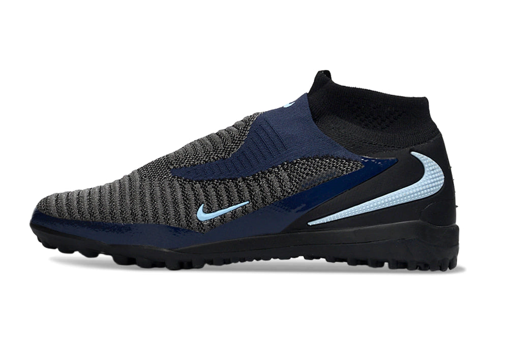 Chuteira Nike Phantom ReactX 6 Pro Botinha Society TF - Azul