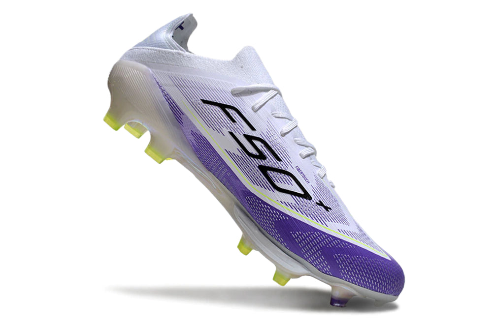 Chuteira Adidas F50.1 Elite Campo - Branco/Roxo