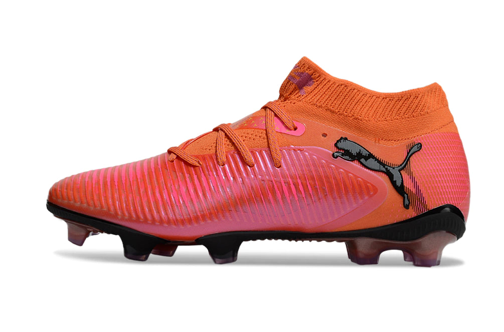 Chuteira Puma Future 8 Ultimate Botinha Campo FG - Laranja