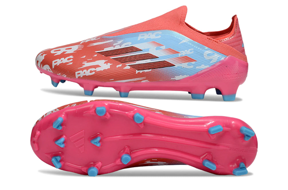 Chuteira Adidas F50 X Laceless Campo - Rosa