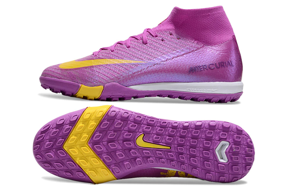 Chuteira Nike Mercurial Superfly 10 Elite Society - Roxo/Dourado