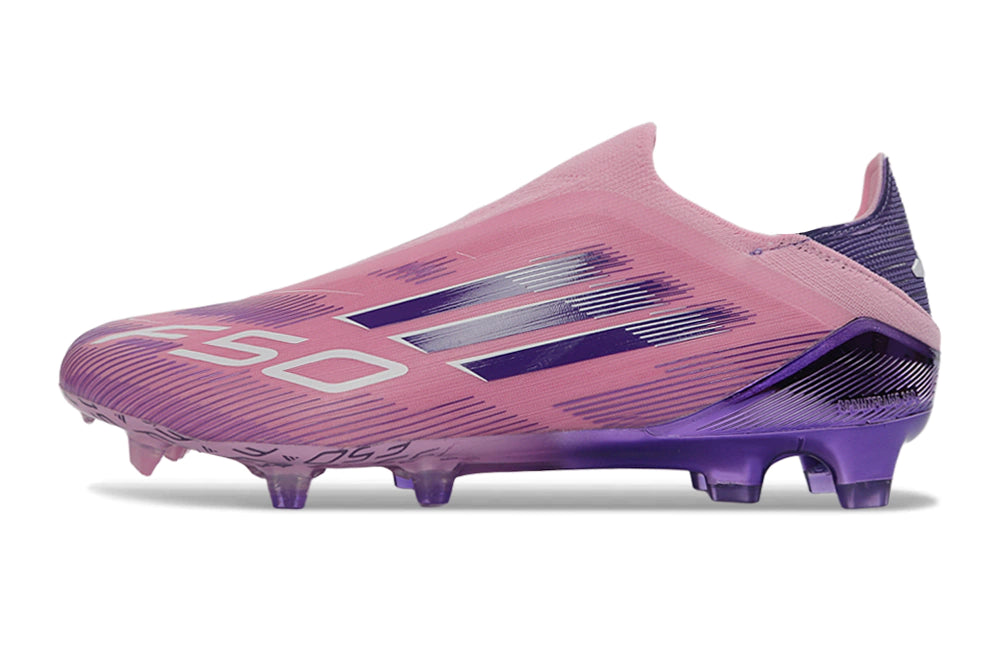 Chuteira Adidas F50+ Elite Campo - Rosa