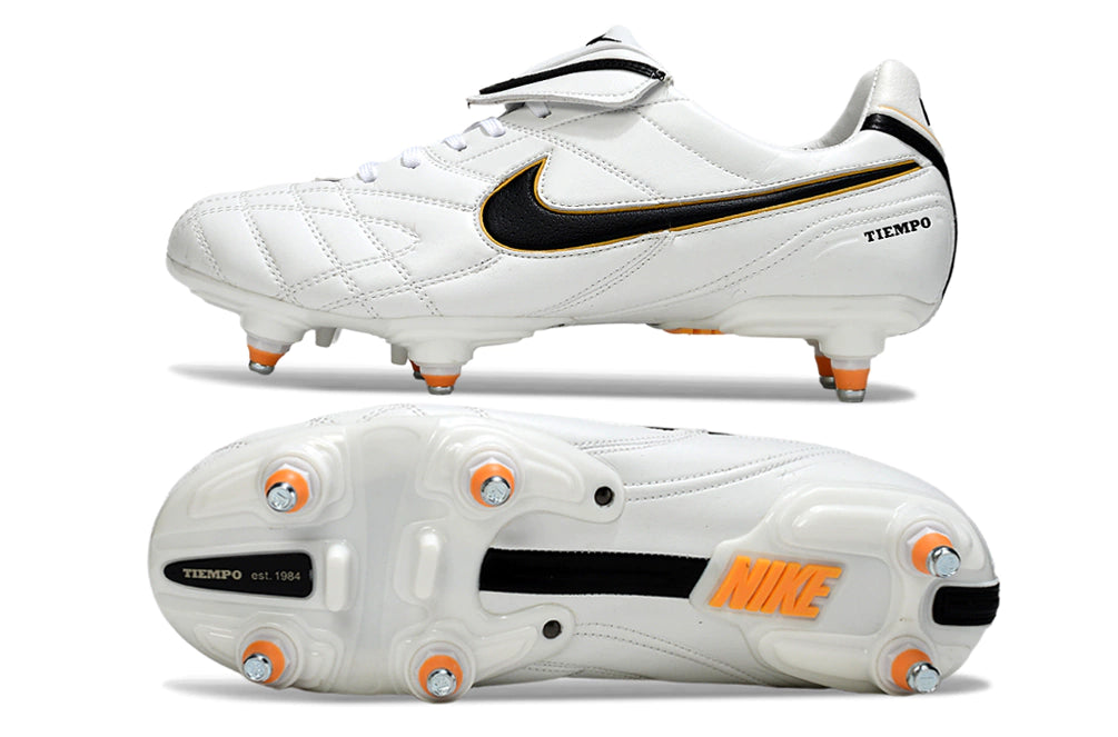 Chuteira Nike Tiempo Legend 5 Elite SG - Branco/Preto