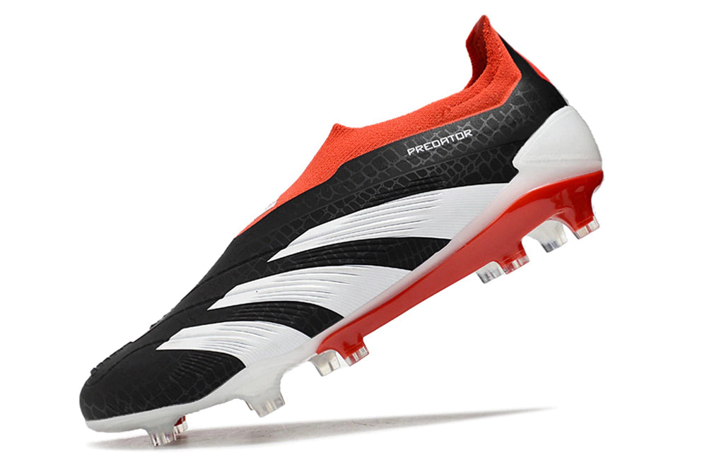 Chuteira Adidas Predstrike Elite Laceless Campo - Preto/Vermelho