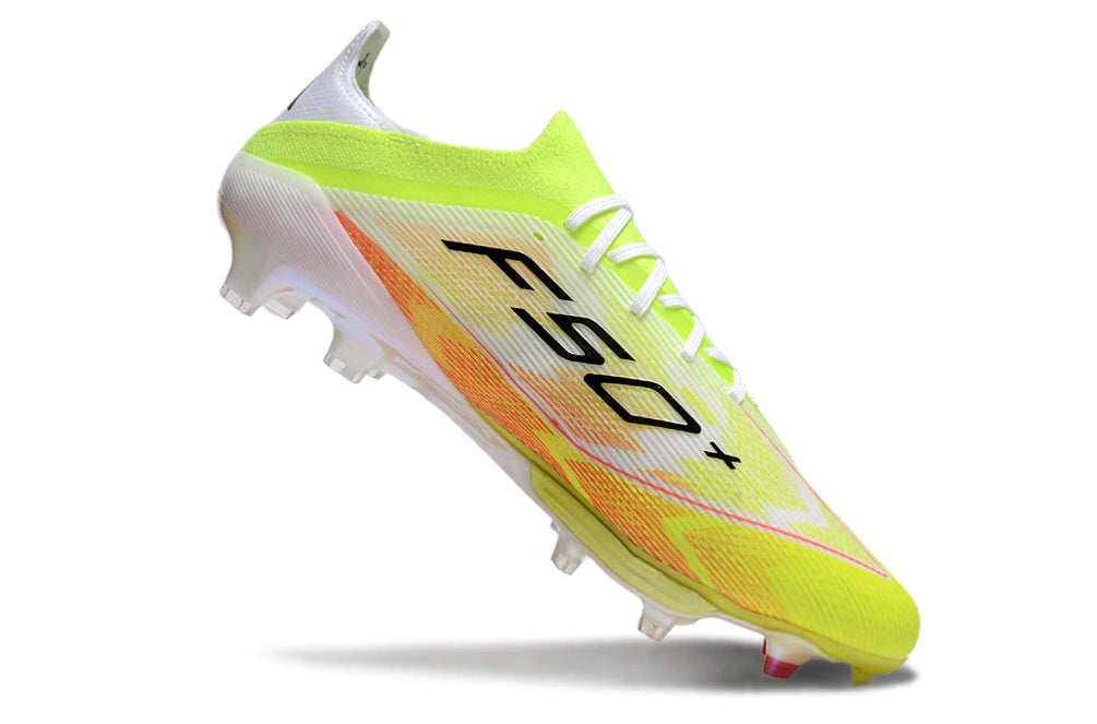 Chuteira Adidas F50.1 Elite Campo - Verde/Laranja