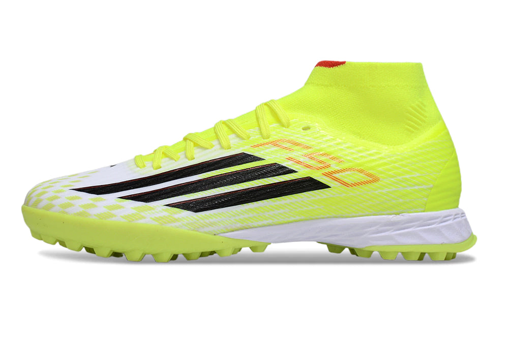 Chuteira Adidas F50 League Botinha Society - Amarelo