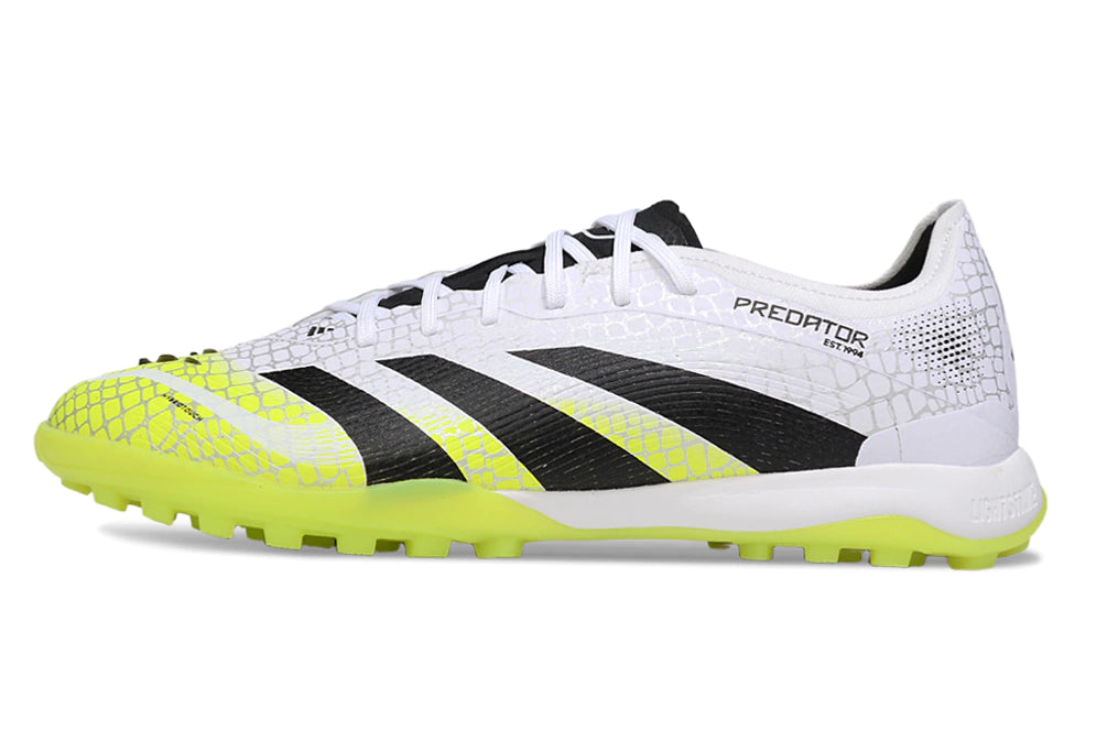 Chuteira Adidas Predator 25 Elite Society - Branco/Verde
